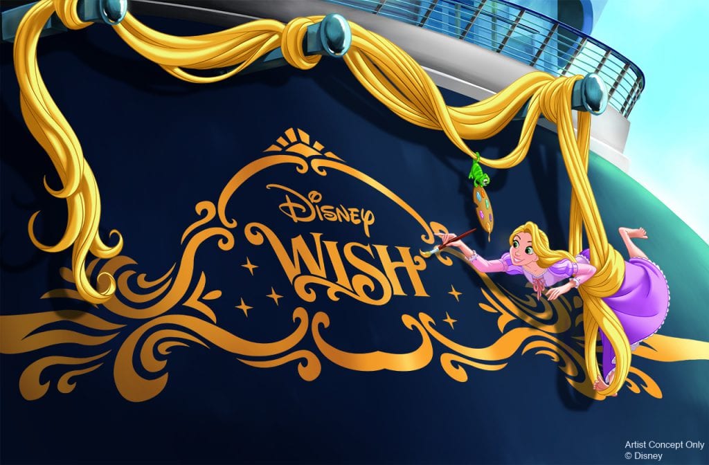Disney Wish aura pour emblème la célèbre princesse Raiponce