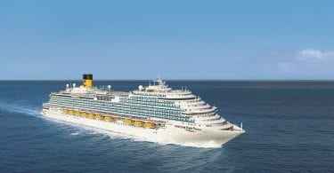 Le bateau Costa Firenze en mer