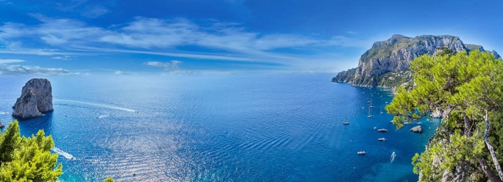 Illustration de la mer Méditerranée, la destination la plus prisées pour les croisières